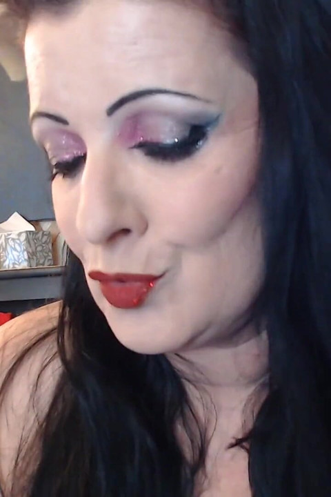 Lippenstift anwendung, lange entenlippen