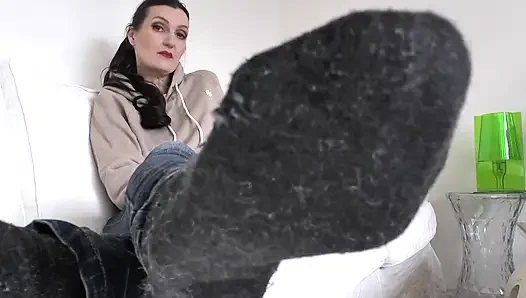 Even Today You'll Be Sniffing My Smelly Socks, Get Yourself off and Lick...