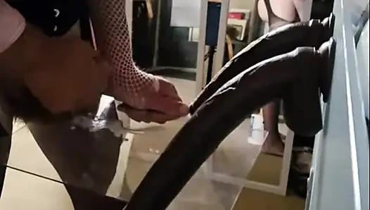 Deedeeslut69 - topuklu siyah etekli whte gömlek