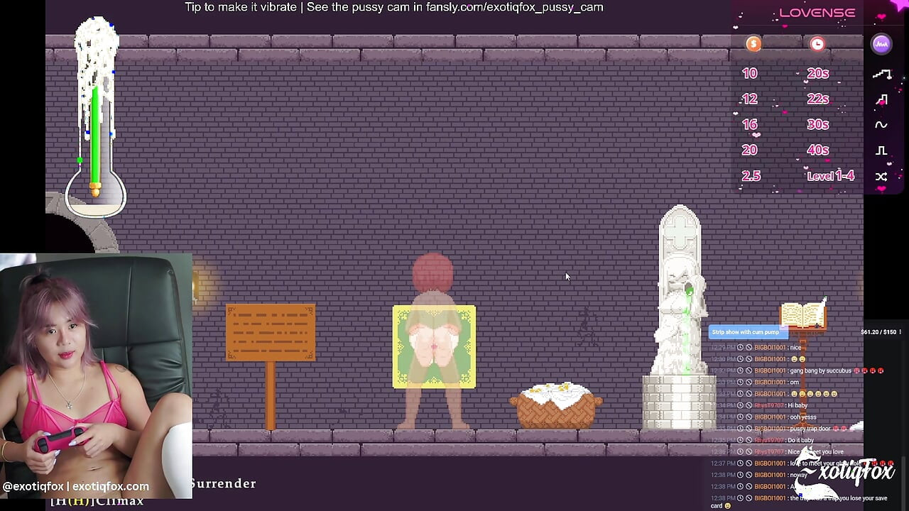 Kontol Pelacur Lapar! Castle of tempation bagian 1 exotiqfox gadis gamer lagi asik masurbasi