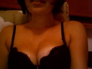 Playing with my cum