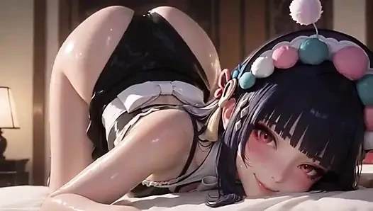 Cute Anime Waifus SFW AI Compilation 05