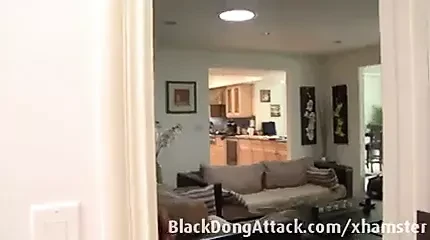 Blonde teen sucks and fucks a huge bbc