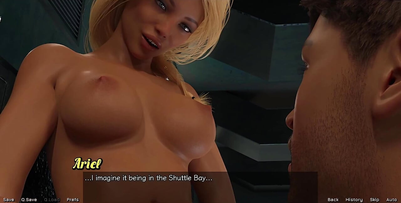 Stranded in Space - Busty Blonde Virgin Gets Her Pussy Eating While She Sucks My Big White Cock in a Standing 69. She Ends up Sw