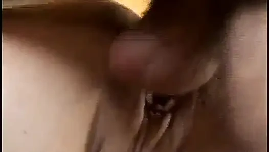 Nasty granny masturbate with toys and rides a man with big dick