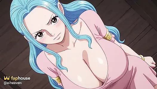 Vivi Nefertari Fucks the New Member of Her Crew! One Piece Hentai Uncensored POV