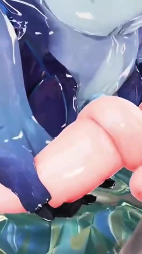 3D sex animation Eula from Genshin impact | Clip 1