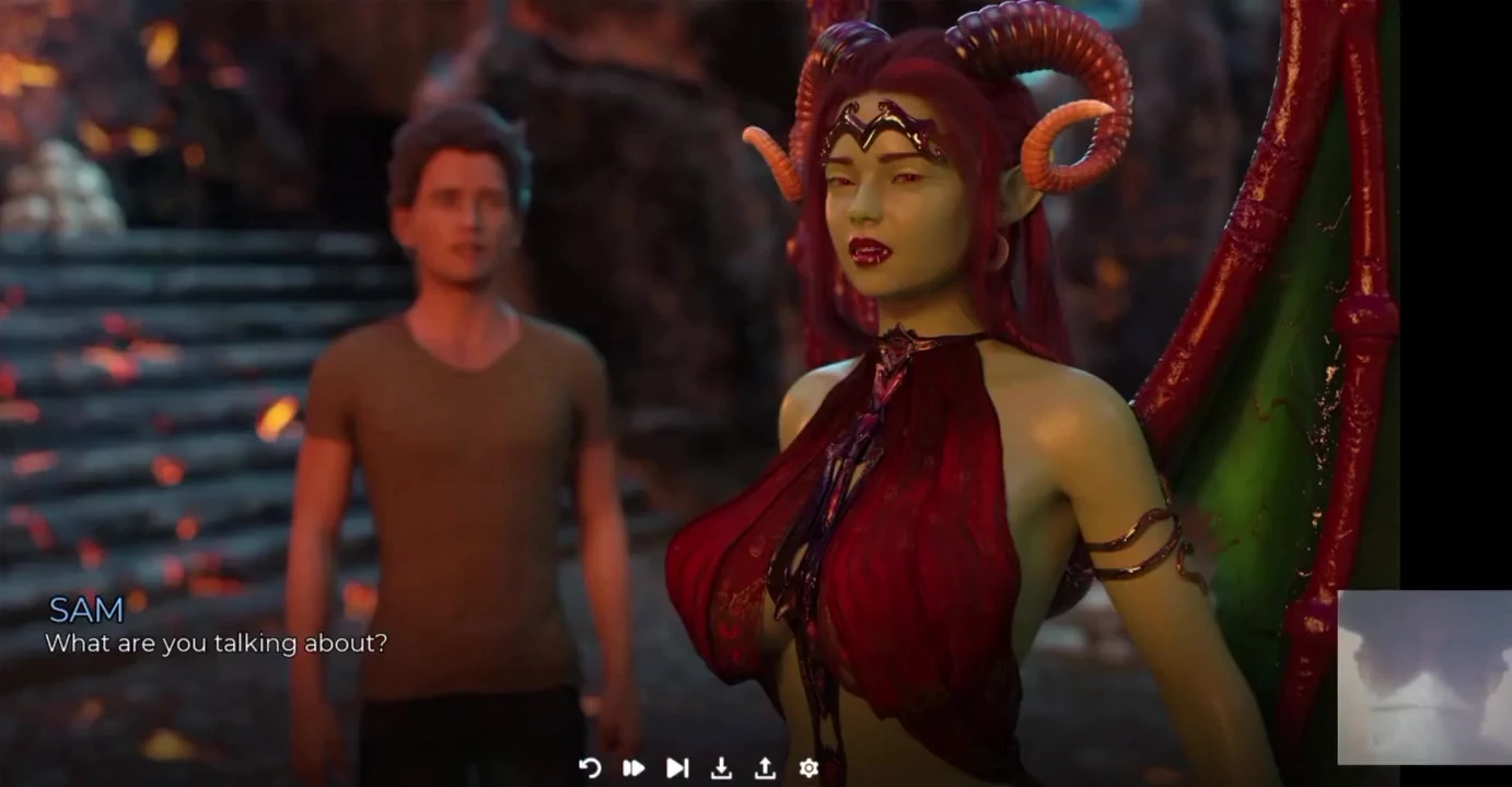 Bir şeytan succubus'ını sert sikiyorum! Onu gırtlağına kadar alıyorum ve götüne boşalıyorum.