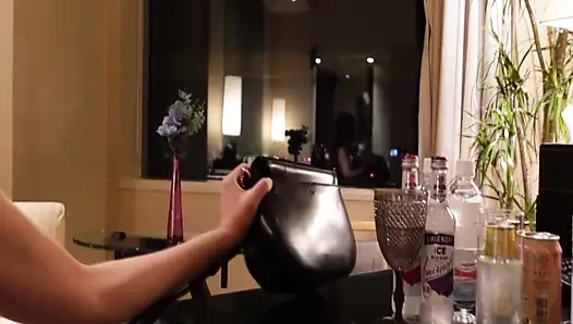 POV Hotel Night. She Enjoys Every Moment Without Holding Back