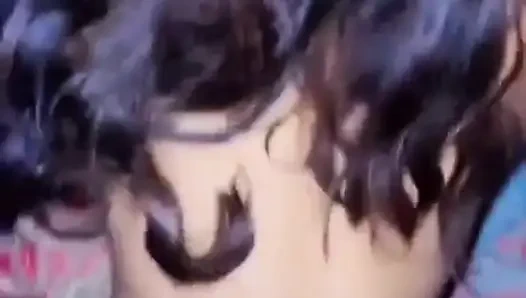 Desi bhabhi putting condom on dick and start fucking in cowgirl pose