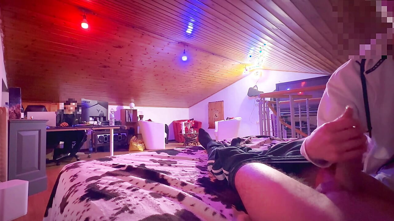 Friend Edges My Cock for 13 Min, Stops Me Cumming Multiple Times While Roommate Watches - Explosive Finish POV