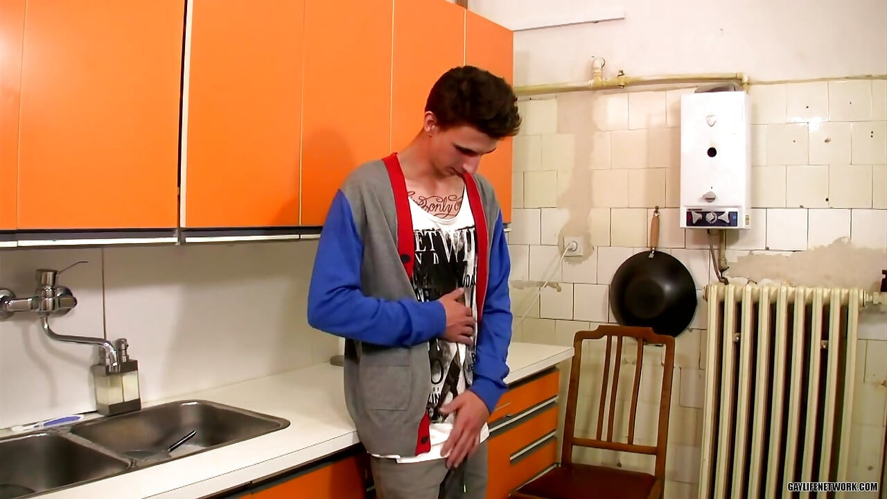 Jesse Strokes His Big Intact Dick!