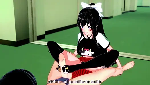 Gadis sekolah yang hot banget ngentot semua sperma pacarnya dan nggak berhenti sampai dia puas - hentai +18