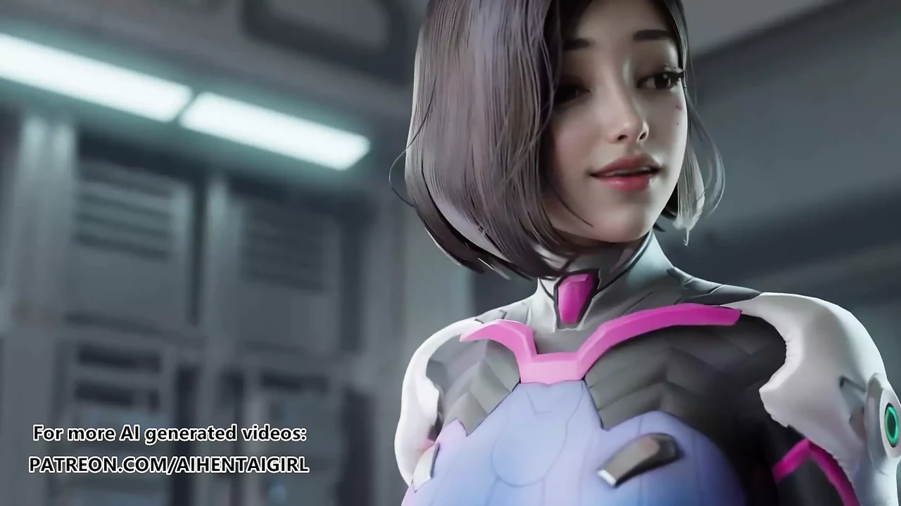 Overwatch Dva cosplay acting bitchy Uncensored Hentai AI generated