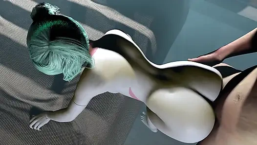 Getting Freaky with Rebecca Cyberpunk Edgerunners Parody