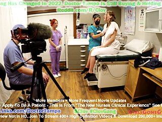 Очень беременная Стандартизированную пациентку Nova Maverick осматривает медсестра Stacy Shepard, медсестра Raven Rogue и доктор Tampa!