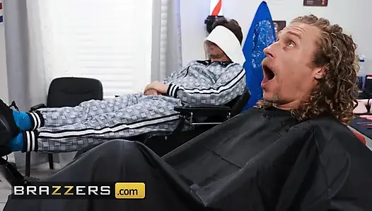 Riding Cock At The Barbershop Kayla Kayden Brazzers
