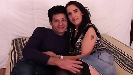 Horny MILF Sucks and Fucks in Stockings Frenzy