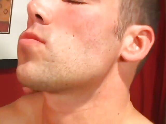 Two hard body hunks love sexy brunette fucking them with a strap on