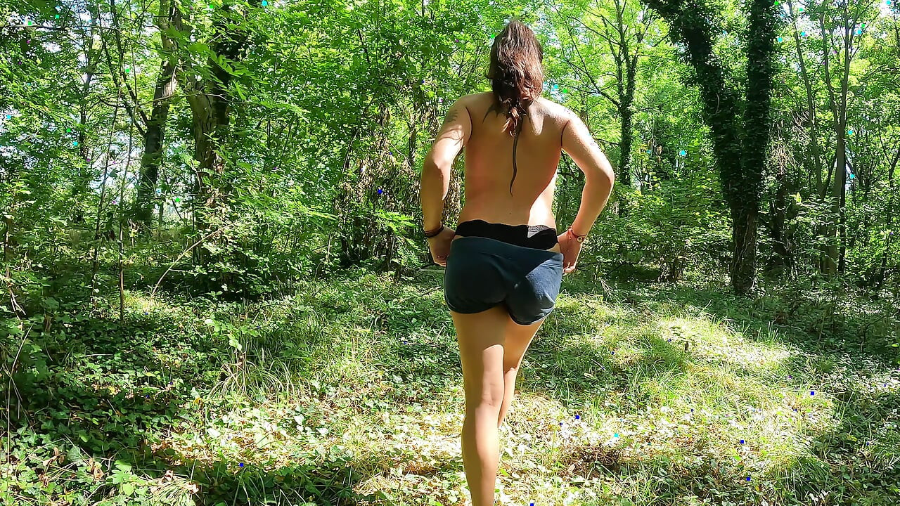 I walk naked in the woods hoping that some stranger will see me