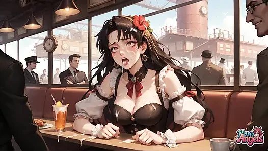 Creamy Steampunk Seduction: Maid's Whipped Cream Explosion