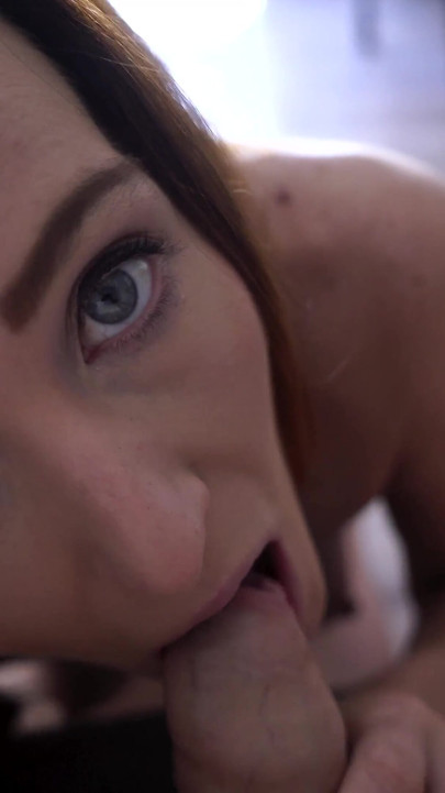 Petite Brunette Gets Her Nipples Slapped with Dick