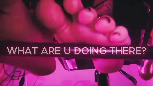 POV Human Furniture: stay still while I enjoy my music YOUR ITALIAN GODDESS