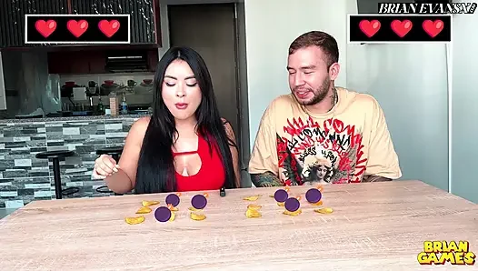 Die zierliche vollbusige latina Alejandra Auf der haben sex, indem sie ein Spiel mit ihrem runden arsch verliert - Brian Evansx