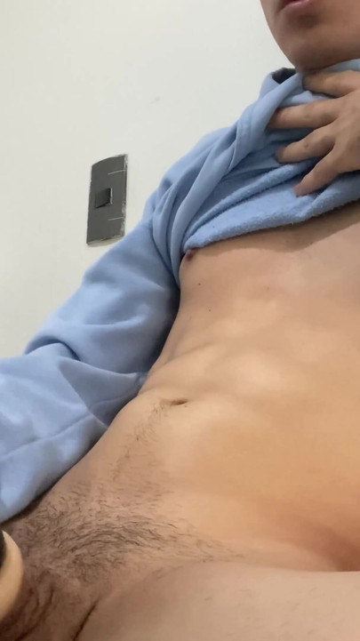 Captivating moment from "TWINK BOY PLAYING WITH HIS PUSSY TOY"