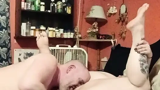 He orals me till I cum and keeps going