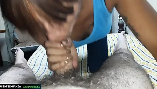 Cewek semok latina meksiko lagi asik nyepong kontolku sampai kering