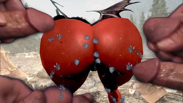 Skyrim - Big Booty Succubus Gets Her Cum