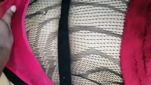 ep9 Desi stepmom found the cam of stepson and she strips for him to see Pussy Show Begins Laying on the bed starts her boobs job