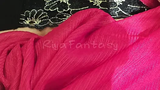 Riya in Saree Part 41 Reverse Cowgirl and Pussy Masturbation