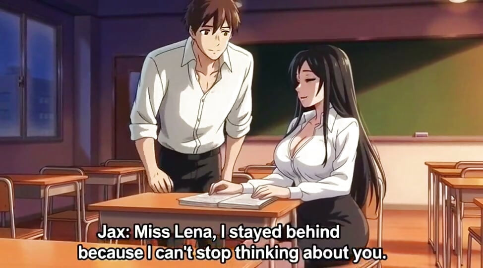 irresistible sex desire between a beautiful teacher and her devoted college student