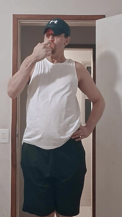 Back home after the "Lawless Night" party at the swing club.