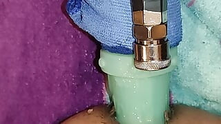 Anal game from dildo