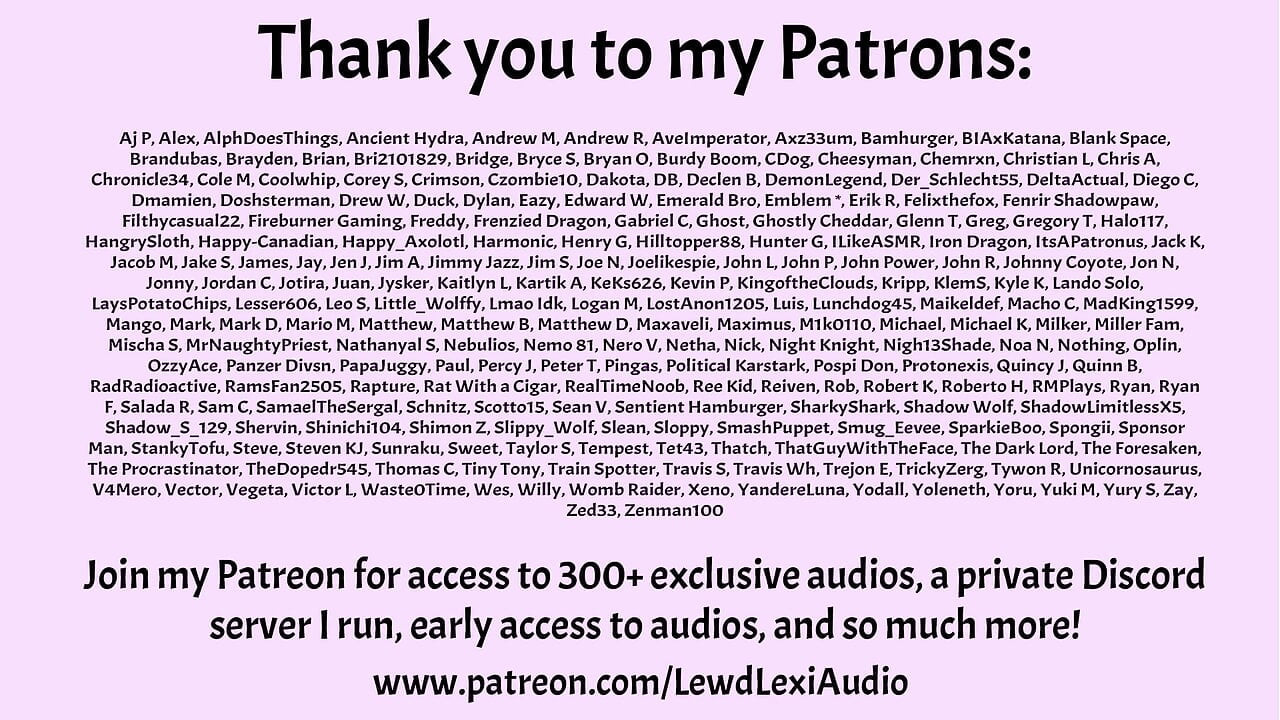 You Completed NNN?! OMFG GIMME GIMME GIMME I WANT IT I WANT IT! - Erotic Audio Roleplay