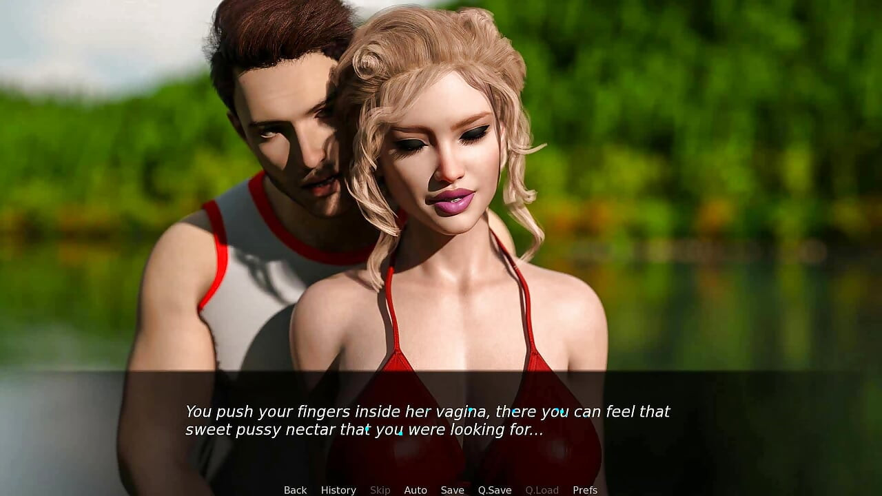 Stillen zum vergnügen: geiles mädchen, muschi fingern am see, episode 49