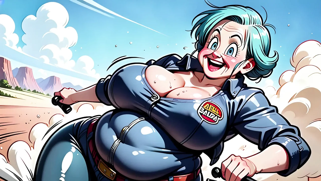 Bulma Fanart Inspired BBW Digital Art Set