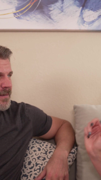 Stunning moment from "Divorce support group partners help each other get over their exes"