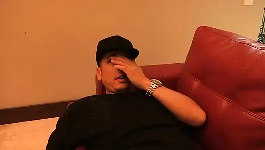 Cute young slut gets fucked by a too big cock