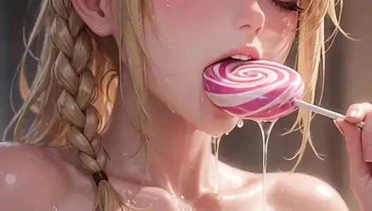 Lolipop yalama derlemesi, 3 boyutlu anime