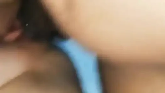 Arap kız ilk kez büyük zenci fışkırtıyor