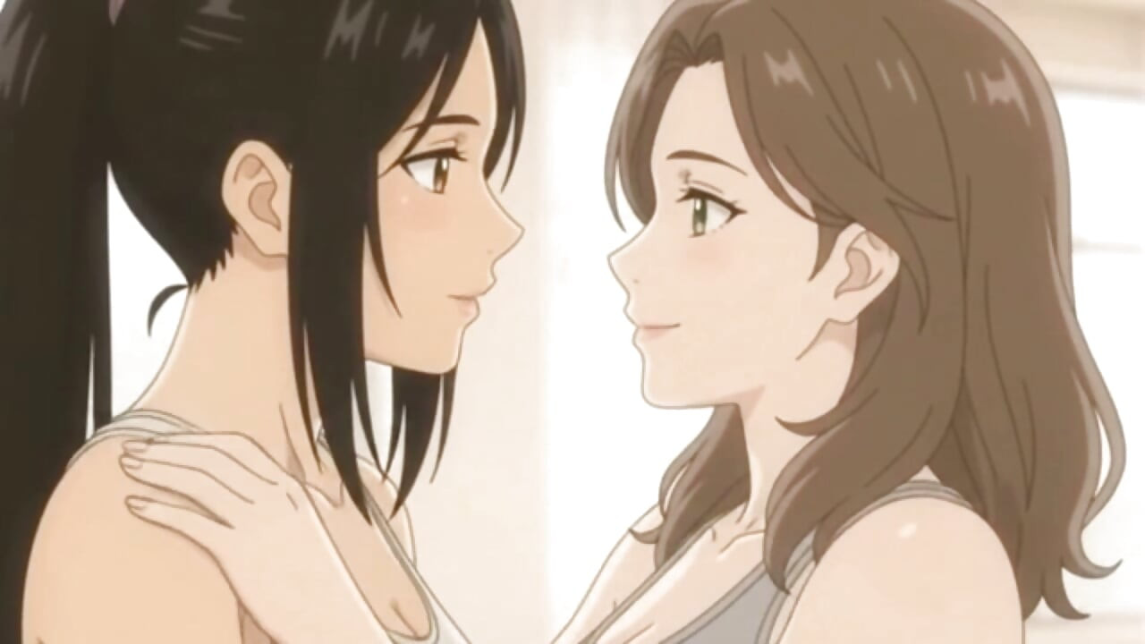 Lesbian Partner Yoga Turns Intimate