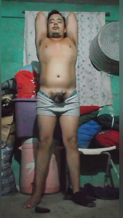Jesus in boxer pulling his penis 186