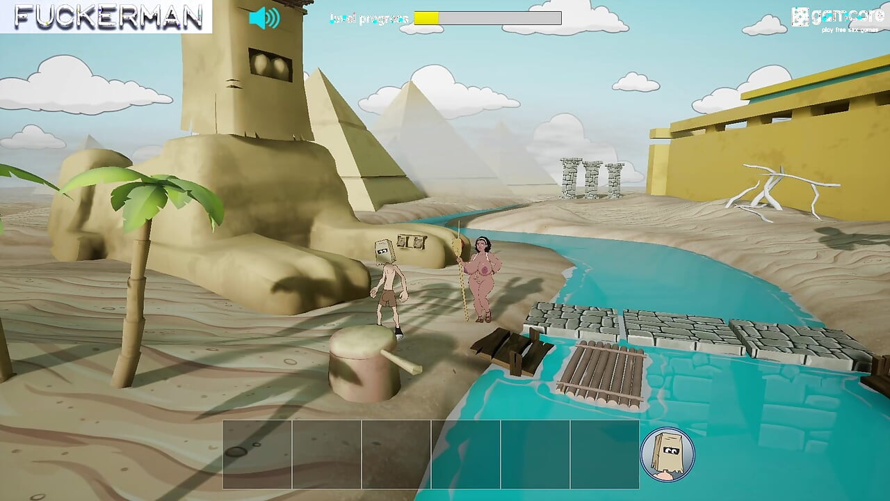 גיימפליי מלא - Fuckerman, Boobs Of Egypt 0.1