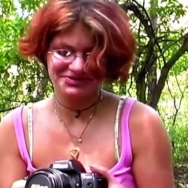 Forest Bottle Stretch Gapes Mature Pussy Dripping Wet