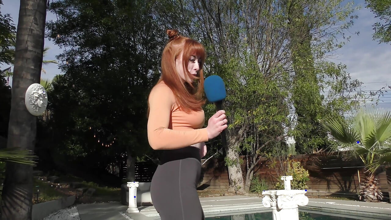 Casting z gorącą dziewczyną Riley Red