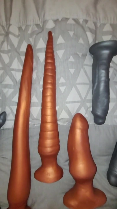 Unforgettable moment from "My toy collection. Mass destructions  Squarepeg toys Bad Dragon hankeys toys. Anal toy addiction."